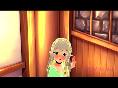 ❤️ (Trap) Elvish mjakazi hukusaidia kunawa uso wako. Pono ya kupendeza ﹏